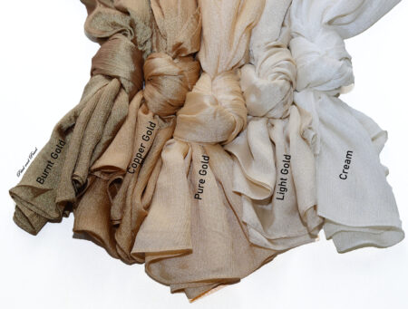 Crinkle Chiffon Silk - A