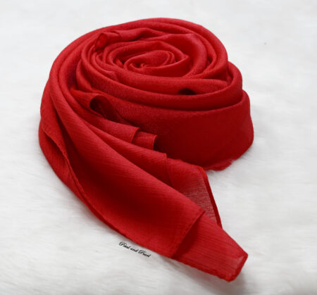 Crinkle Chiffon - Red