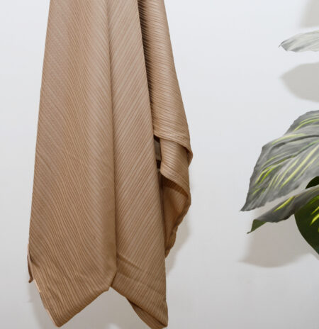Ribbed Jersey - Coffee Mousse