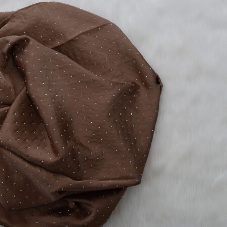 Studded Silk - Bronze Brown