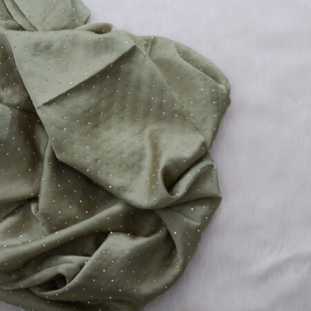 Studded Silk - Silver Sage