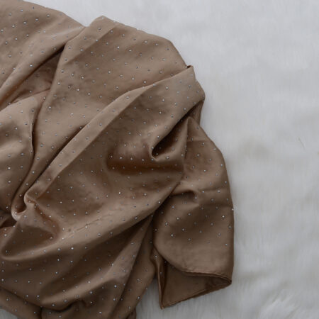 Studded Silk - Pale Gold