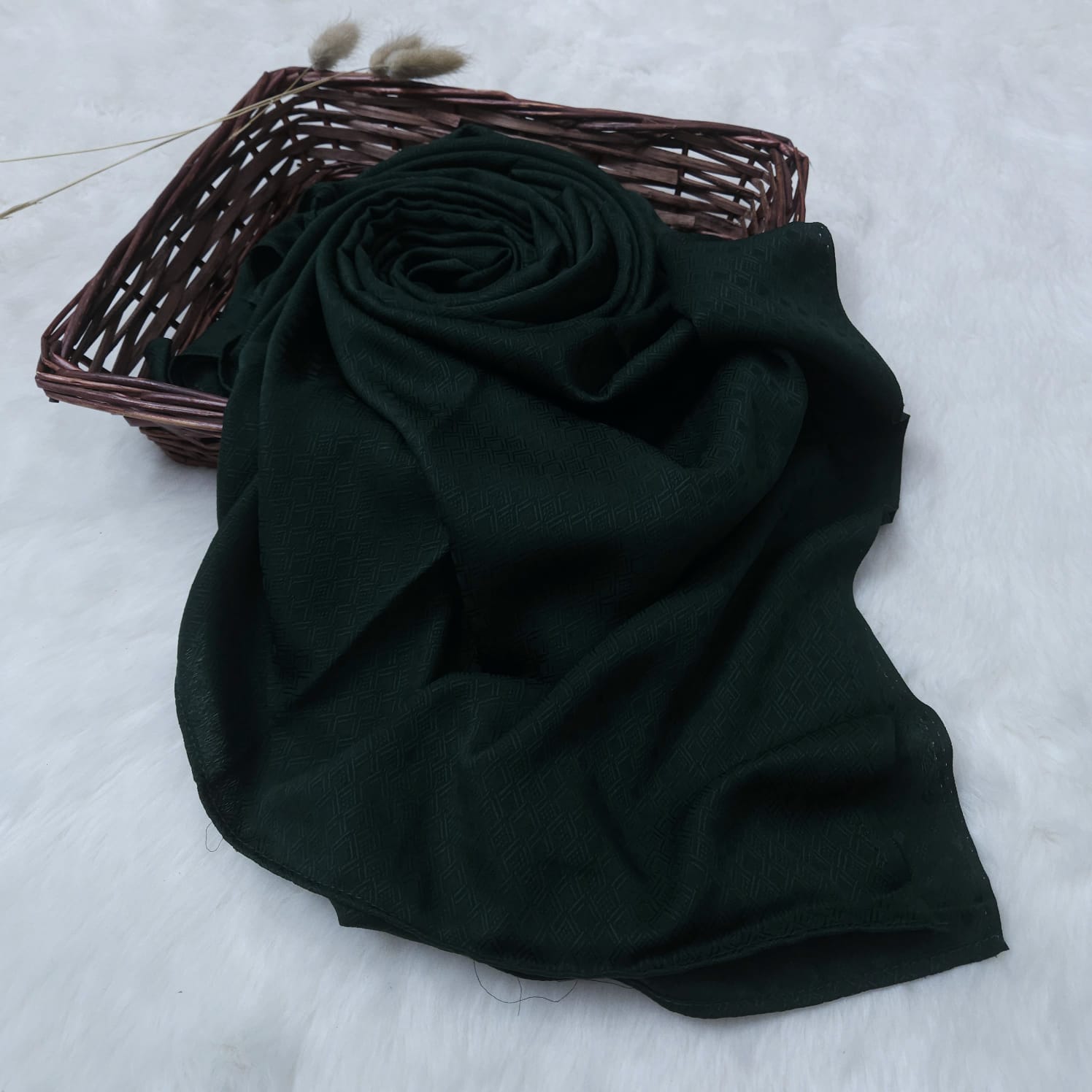 Chiffon Textured - Palm Green